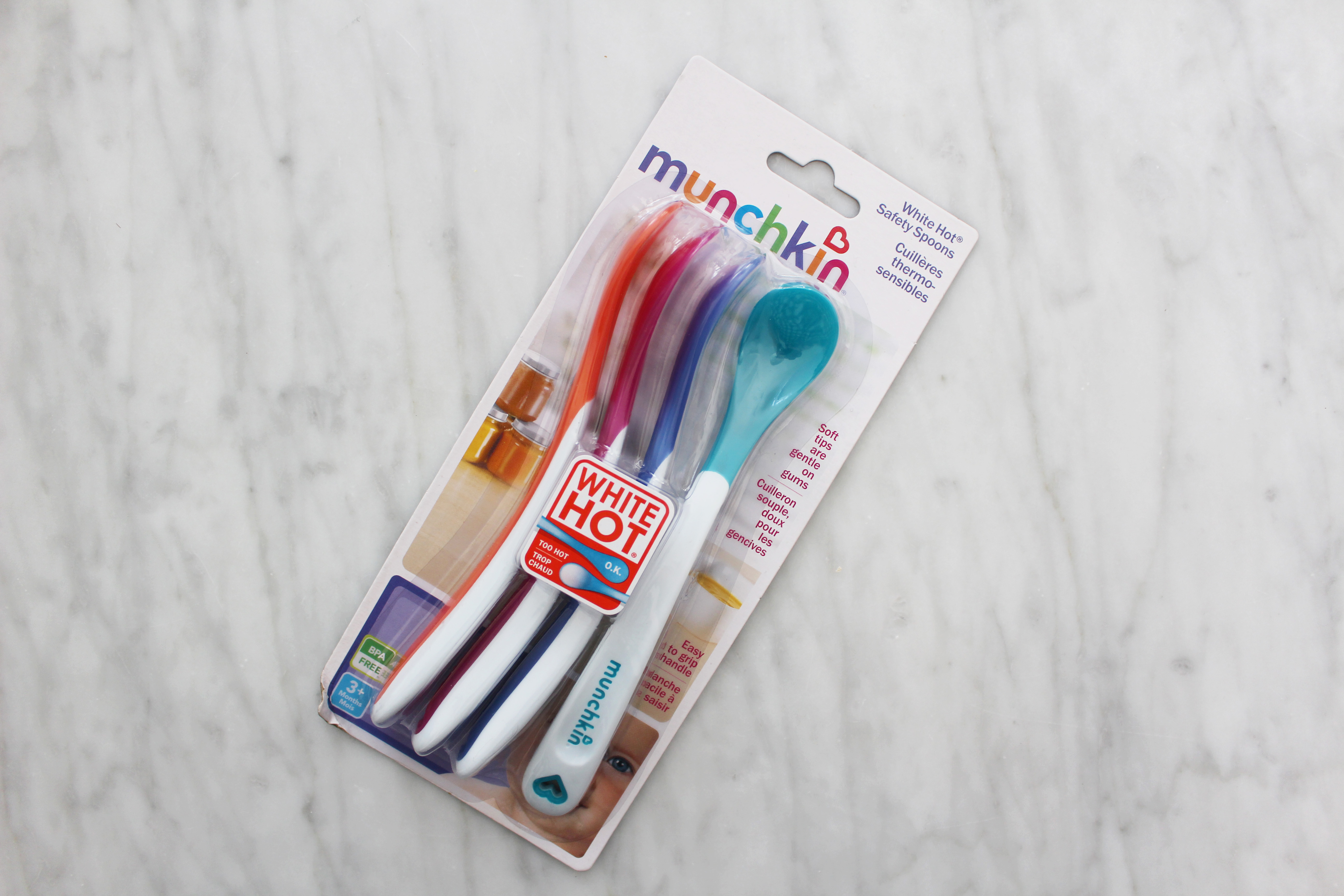 Product Review] Munchkin Soft Tip Infant Spoons and White Hot